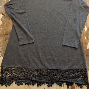 Women's long sleeve shirt grey XXL  matchstick